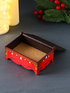 Шкатулка для украшений, подарков «Новогодний конь: Счастья и радости», 14×9.3×6 см - Фото 6