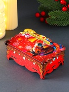 Шкатулка для украшений, подарков «Новогодний конь: Богатства», 14×9.3×6 см - Фото 5