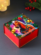 Коробка подарочная новогодняя «Шкатулка с лошадью. С Новым Годом», 18×18×9.5 см - Фото 2