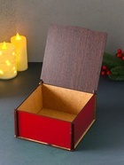 Коробка подарочная новогодняя «Шкатулка с лошадью. С Новым Годом», 18×18×9.5 см - Фото 7