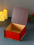 Коробка подарочная новогодняя «Шкатулка с конём. Счастливого Нового года», 18×18×9.5 см - Фото 7