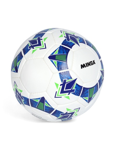 Футбольный мяч Minsa FB100 HS, ручная сшивка, 32 панели, размер 5