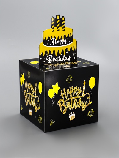 Коробка подарочная складная, денежный сюрприз, 18 х 18 х 18 см