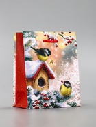 Пакет подарочный новогодний ламинированный, «Ёлка» , 11.5×6.5×14.5 см - фото 809181858