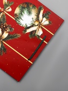 Пакет подарочный новогодний ламинированный, «Новогодние игрушки», 26×12×32 см - Фото 4