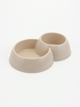 Миска ALTA для животных (двойная) МИКС (комплект 2 шт)