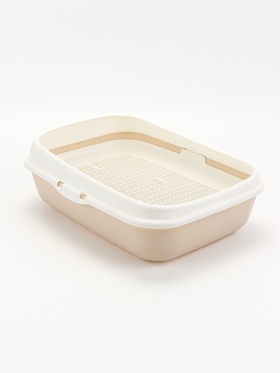 Лоток туалет для кошек малый (с бортиком и сеткой на высоких ножках) ALTA 42×31×14.5