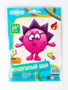 Воздушный шар фольгированный 38" «Смешарики, Ёжик» - Фото 4