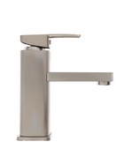 УЦЕНКА Смеситель для раковины ZEIN Z4070, картридж 35 мм, длина излива 12 см, нерж. сталь, сатин 1 - Фото 2