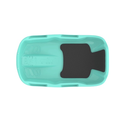 Санки с мягкой сидушкой Альт-Пласт «Комета», бирюзовые 74×43 см