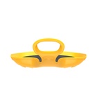 Санки-ледянки с мягкой сидушкой «Вираж», жёлтые, 39×37 см - Фото 5