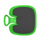 Санки-ледянки с мягкой сидушкой «Вираж», зелёные, 39×37 см - Фото 2