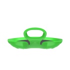 Санки-ледянки с мягкой сидушкой «Вираж», зелёные, 39×37 см - Фото 5