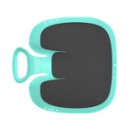 Санки-ледянки с мягкой сидушкой «Вираж», бирюзовые, 39×37 см - Фото 2