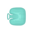 Санки-ледянки с мягкой сидушкой «Вираж», бирюзовые, 39×37 см - Фото 3