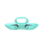 Санки-ледянки с мягкой сидушкой «Вираж», бирюзовые, 39×37 см - Фото 5