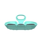 Санки-ледянки с мягкой сидушкой «Вираж», бирюзовые, 39×37 см - Фото 6