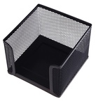 УЦЕНКА Подставка для бумажного блока большая сетка металл черная - Фото 1