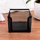 УЦЕНКА Подставка для бумажного блока большая сетка металл черная - Фото 2