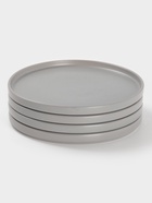 УЦЕНКА Набор тарелок 4 шт. Доляна 26×2 см «Гранит» серый в крапинку - Фото 2