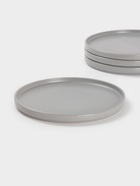 УЦЕНКА Набор тарелок 4 шт. Доляна 26×2 см «Гранит» серый в крапинку - Фото 3