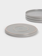 УЦЕНКА Набор тарелок 4 шт. Доляна 26×2 см «Гранит» серый в крапинку - Фото 5