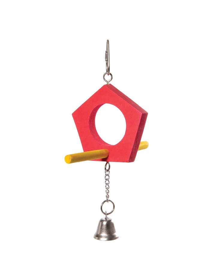Игрушка для птиц «Качели-домик», 175/205×125 мм - Фото 1