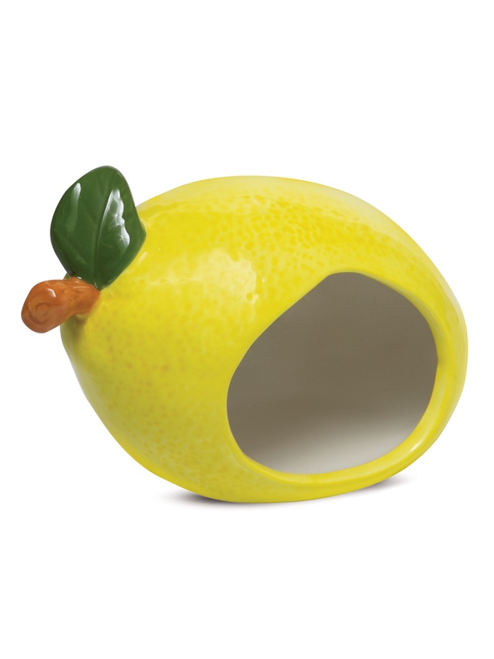 Домик для мелких животных керамический «Лимон», 12×8.5×8 см - Фото 1