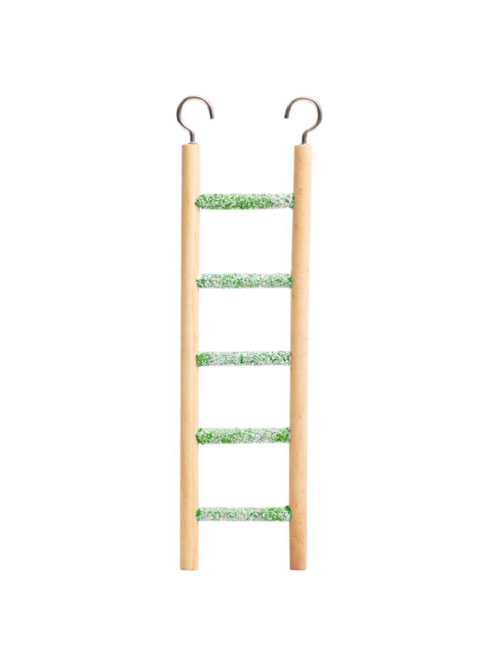 Игрушка для птиц «Лестница с минеральным покрытием» S, 23×8 см - Фото 1