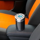 УЦЕНКА Пепельница для авто с подсветкой, карбон 5D, черный - Фото 5