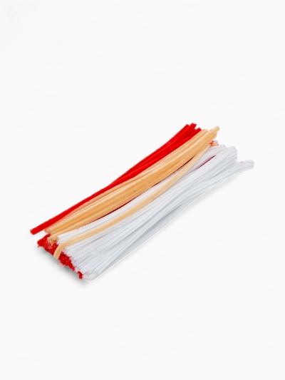 Набор для создания игрушки из синельной проволоки «Дед мороз»