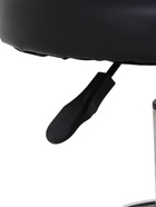 Табурет на колёсиках, с регулировкой высоты, цвет чёрный/хром 10888008