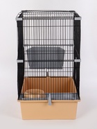 УЦЕНКА Клетка для шиншиллы «Пижон» №10, разборная, 58×40×88, бежевая - Фото 2