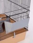 УЦЕНКА Клетка для шиншиллы «Пижон» №10, разборная, 58×40×88, бежевая - Фото 11