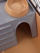 УЦЕНКА Клетка для шиншиллы «Пижон» №10, разборная, 58×40×88, бежевая - Фото 14