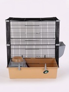 УЦЕНКА Клетка для шиншиллы «Пижон» №10, разборная, 58×40×88, бежевая - Фото 3