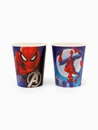 Набор бумажной посуды 10 персон: стакан, тарелка, скатерть, Мстители - Фото 6