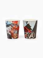 Набор бумажной посуды 10 персон: стакан, тарелка, скатерть, Мстители - Фото 10