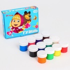 УЦЕНКА Гуашь 12 цветов по 10 мл, Маша и Медведь - Фото 2