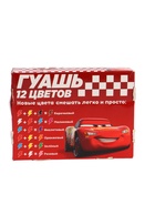 УЦЕНКА Гуашь 12 цветов по 10 мл, «Машинки» - Фото 14