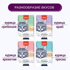 Wanpy Cat Пауч для кошек из курицы и краба 85 г 10916469 - фото 842859