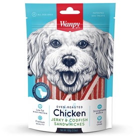 Wanpy Dog курица с треской в форме сэндвича 100 г 10916481