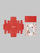 Коробка под 4 конфеты новогодняя «Снегири», 10.5×10.5×3.5 см  (артикул 10864613)  большой выбор товаров оптом и в розницу по низким ценам с доставкой