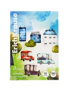 УЦЕНКА Папка для акварели А4 10 л 180 г/м² ErichKrause Черничный бульвар, блок 51526 - Фото 5