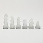 УЦЕНКА Шахматы стеклянные, король 6 х 2 см, пешка 3 х 2 см, доска 24 х 24 см - Фото 4