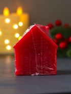 Свеча декоративная «Сканди дом вязаный», 55×60 мм, красный - Фото 6