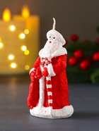 Свеча декоративная «Дед Мороз», 45?88, красный (комплект 2 шт) - фото 53768542