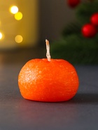 Ароматическая свеча декоративная «Мандарин маленький», 42?29 мм (комплект 4 шт) - фото 53768548