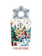 Сладкий новогодний подарок «Снежинкин», детский, 250 г - фото 117893171