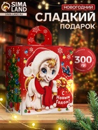 Сладкий новогодний подарок «Снежок», 300 г - Фото 1